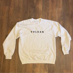 ULA Vulcan White Pullover Sweatshirt Sz L